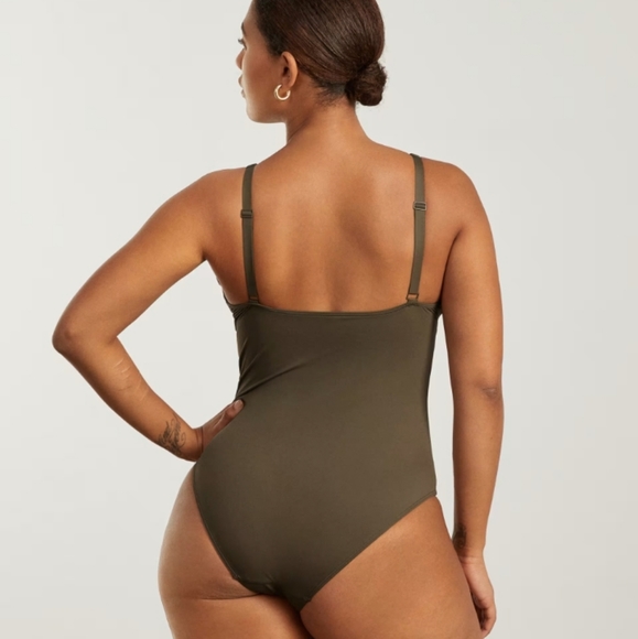 Everlane The V Neck One Piece - Picture 2 of 12